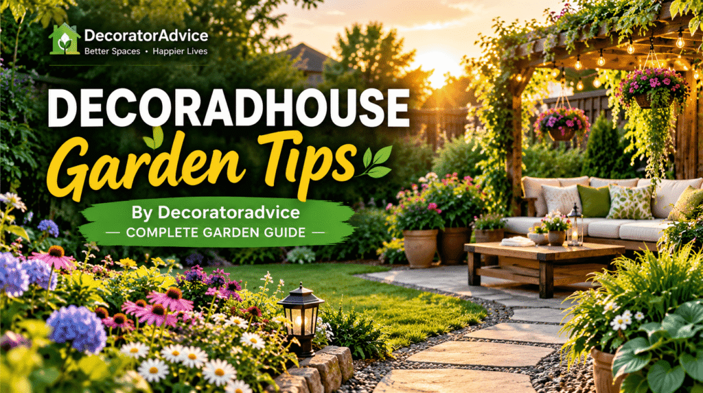 Decoradhouse Garden Tips by DecoratorAdvice: Expert Ideas for a Beautiful, Healthy, and Thriving Garden Decoradhouse Garden Tips by DecoratorAdvice